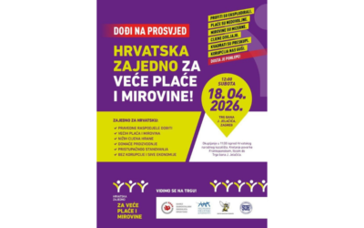 Akademski sindikat na prosvjed za veće plaće i mirovine u sustavu znanosti i visokog obrazovanja, ne poziva samo zaposlenike već i njihove poslodavce – ravnatelje, dekane i rektore